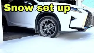 Зимний комплект шин и дисков для Lexus RX450H 2019 года