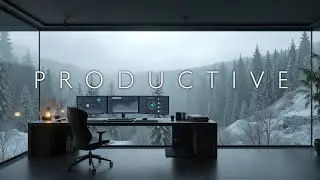 Deep Focus Work Music ~ Winter Productivity Ambience for Study & Concentration