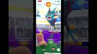 Mega Gyarados Solo #pokemongo #pogo #gyarados #lucario #shorts #raid #shundo #pokemon #solo #mega