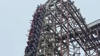 Blessed Hellride🛤 #mountaincoaster #bigfun #scaryfun #amusementpark 