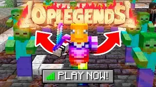 THE BEST *NEW* DUNGEONS TYCOON on NEW Minecraft Server! | Minecraft Dungeons | OPLEGENDS EP #1