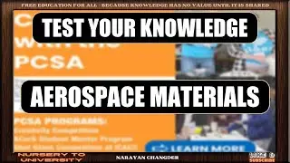 AEROSPACE MATERIALS