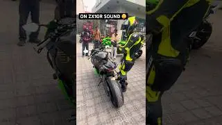 Kawasaki on Zx10r #exhaust #sound #public #reaction #trending #shorts #viral #superbike #zx10r #aura