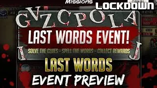 TWD RTS: Last Words, Event Preview - The Walking Dead: Road to Survival