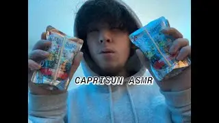 CAPRISUN ASMR!! (Crinkles, Liquid, Tapping)