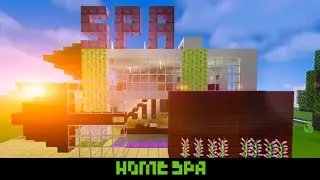 Minecraft PE: I built a home spa in my town