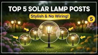 TOP 5 Best Solar Lamp Posts 2026 | A Bright and Stylish Light for Your Yard