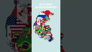Map of Pangea with modern countries #geography #history #map #recommendations