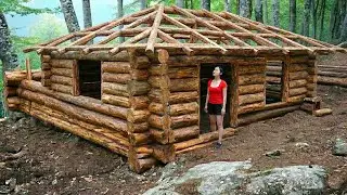 Turn back time 🌿 Solo camping &ndash; Building a secret bunker in the wilderness |  FROM START TO FINISH