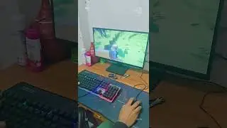 Free Fire player when play Minecraft for the first time #minecraft #shots #fyp