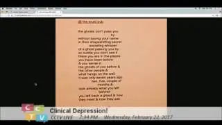 J Buster Poetry Corner - Rae Marie Luna - Clinical Depression!