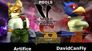NWM:Drop Zone | Artifice(Fox) Vs  DavidCanFly(Falco)