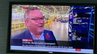 Prof. Phil Blythe, Newcastle University,  interviewed by BBC's Caroline Davies. Discussing COP26.