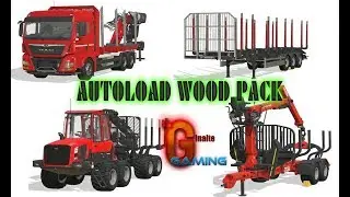 FARMING SIMULATOR 19 MOD  AUTOLOAD WOOD PACK