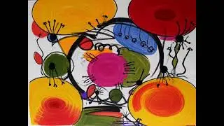 Jazz in Color. An abstract painting on canvas. #motion #art #painting #regiaart