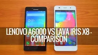 Lenovo A6000 vs Lava Iris X8- Comparison