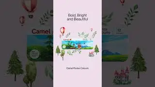 Unlock a beautiful world of possibilities with Camel Poster Colours!