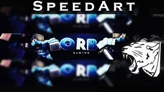 Minecraft Banner | OrbMC | SpeedArt