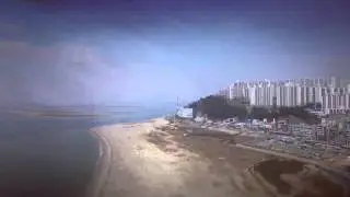 Dadaepo-beach in busan, korea