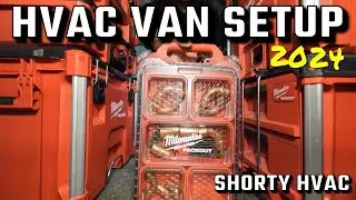 HVAC Van Setup / Tour (Utilizing Milwaukee Pack-outs)