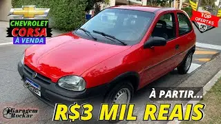 Chevrolet CORSA BARATO a venda [À PARTIR DE 3 MIL REAIS!] Top Ofertas Rockar!#chevroletcorsa #corsa