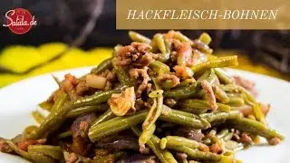 Hackfleisch Bohnen Pfanne - Low Carb kochen Hauptgericht glutenfrei salala.de