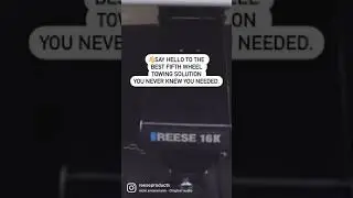 The best 5th wheel towing solution!!⭐️ #TeamGooseBox #goosebox #shorts #rv #rvlife