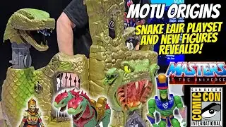Masters Of The Universe Origins Snake Lair Playset And New Figures Revealed At SDCC 2025