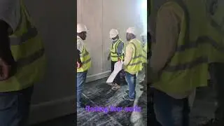 Plant room floating floor works -W/P, leak test, insulation, mount pads, Marine fly, polythene etc.