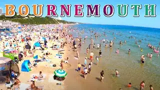 Beauty of Bournemouth Beach | Pier view  [4K]