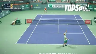 Top Spin 2K25 - Andre Agassi Vs Daniil Medvedev I HYPER TIE BREAK I Indian Wells Open (PS5)