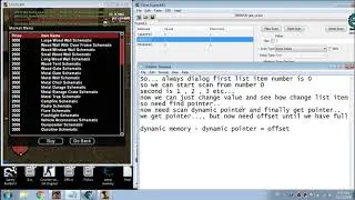 [SA:MP] Cheat Engine - find dialog list item pointer