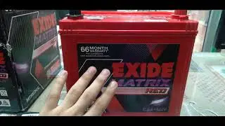 EXIDE MATRIX RED MTRED45L   Amaze Diesel Car Battery Or old model Accent Petrol car Battery price