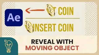 How to Reveal Text & Graphics with a Moving Object - Adobe After Effects Tutorial