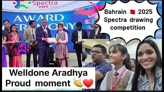 Welldone  Aradhya proud moment/biggest drawing competition in Bahrain 🇧🇭. #vlog #bahrainvlogs #vlogs