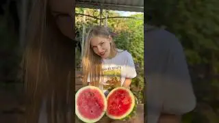 Арбузный 🍉 мохито #деревня #дача #поселок #огород #лето #еда