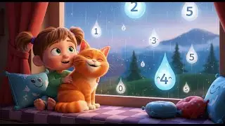 Counting Raindrops on the Window 🌧️💧 | Learn Numbers for Kids | Fun Preschool Counting Adventure