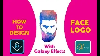How to make your own Creative Face Logo || Photoshop Tutorial | Galaxy Logo Design From Face