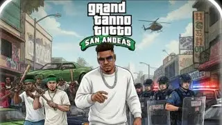 CJ upgrade his gang to fight police in (GTA SA)