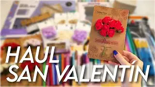 Unboxing | Haul de papeler&iacute;a para San Valent&iacute;n y manualidades | Tiendas Action + Amazon Basics