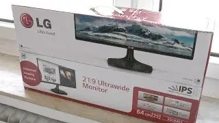LG 25UM65 Monitor Unboxing, Assembly and First Look