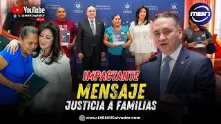 Impactante Mensaje del Fiscal y Ministra de Vivienda en Entrega Histórica a Salvadoreños