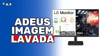 De Imagem Lavada Para Cores VIBRANTES! 🌈 A Transforma&ccedil;&atilde;o Do Meu Jogo Com O MONITOR LG 24MS500-B!