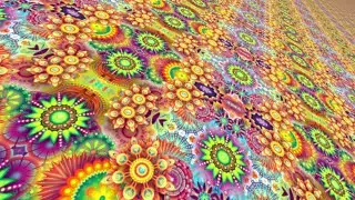 4K Colorful Abstract Flowers Motion Background || Free To Use 4K Screensaver