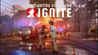 The FIRETRUCK REPAIR SHOP caught Fire in this new game! (Firefighting Simulator: Ignite)