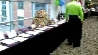 Example of silent auction setup