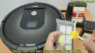 Combo Robot h&uacute;t bụi IROBOT 980, m&aacute;y đẹp chức năng ho&agrave;n hảo. Gi&aacute; tốt...