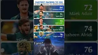 Fastest Pacer to take 100 wickets in T20'S #cricketnews #cricket #cricketlover #icc #bcci #ipl