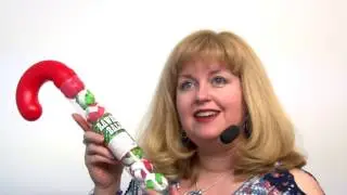 Ranch Rewards Candy Cane Tube with Rawhide Balls Dog Treats