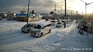 山形県山形市南館国道348号線ライブカメラ Yamagata Yamagatashi Live camera.world.cam